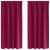 Perdele cu perdele 2 pcs bordo Poliester GartenMobel Dekor