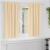 Perdele cu perdele 2 pcs Crem Poliester GartenMobel Dekor