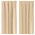Perdele cu perdele 2 pcs Crem Poliester GartenMobel Dekor