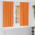 Perdele cu perdele 2 pcs Portocaliu Poliester GartenMobel Dekor