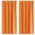 Perdele cu perdele 2 pcs Portocaliu Poliester GartenMobel Dekor