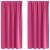 Perdele cu perdele 2 pcs Roz intens Poliester GartenMobel Dekor