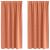 Perdele cu perdele 2 pcs Terracota Poliester GartenMobel Dekor