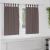 Perdele cu perdele 2 pcs Maro închis Poliester GartenMobel Dekor