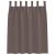 Perdele cu perdele 2 pcs Maro închis Poliester GartenMobel Dekor