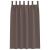 Perdele cu perdele 2 pcs Maro închis Poliester GartenMobel Dekor