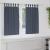 Perdele cu perdele 2 pcs Antracit Poliester GartenMobel Dekor
