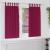 Perdele cu perdele 2 pcs bordo Poliester GartenMobel Dekor