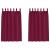 Perdele cu perdele 2 pcs bordo Poliester GartenMobel Dekor