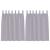 Perdele cu perdele 2 pcs Gri metalic Poliester GartenMobel Dekor