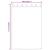 Perdele cu perdele 2 pcs Violet Poliester GartenMobel Dekor