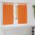 Perdele cu perdele 2 pcs Portocaliu intens Poliester GartenMobel Dekor