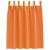 Perdele cu perdele 2 pcs Portocaliu intens Poliester GartenMobel Dekor