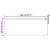 Perdele cu perdele Alb 200 x 80 cm Poliester GartenMobel Dekor