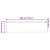 Perdele cu perdele Alb 300 x 80 cm Poliester GartenMobel Dekor