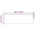 Perdele cu perdele Floral, Altele Alb 500 x 160 cm Poliester GartenMobel Dekor