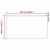 Perdele cu perdele Alb 500 x 280 cm Poliester GartenMobel Dekor