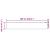 Perdele cu perdele Floral Alb 600 x 120 cm Poliester GartenMobel Dekor