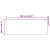 Perdele cu perdele Floral Alb 600 x 200 cm Poliester GartenMobel Dekor