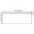 Perdele cu perdele Alb 750 x 280 cm Poliester GartenMobel Dekor