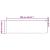 Perdele cu perdele Floral Alb 900 x 280 cm Poliester GartenMobel Dekor