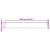 Perdele cu perdele Floral Alb 1200 x 180 cm Poliester GartenMobel Dekor