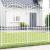 Gard de Grădină Alb 215 cm Oțel vopsit în pulbere GartenMobel Dekor