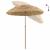 Parasol de Plajă Maro Ø 160 x 196 cm Oțel GartenMobel Dekor