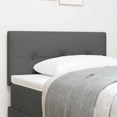Tăblie cap cu headboard Manual Gri închis 80 cm țesătură GartenMobel Dekor