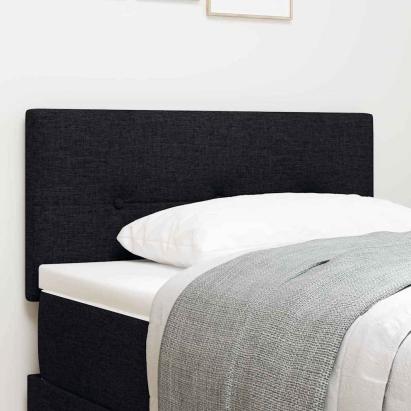 Tăblie cap cu headboard Manual Negru 80 cm țesătură GartenMobel Dekor