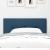 Tăblie cap cu headboard Manual albastru 80 cm țesătură GartenMobel Dekor