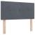 Tăblie cap Pe perete cu headboard Gri închis 80 cm Catifea GartenMobel Dekor