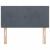 Tăblie cap Pe perete cu headboard Gri închis 80 cm Catifea GartenMobel Dekor