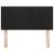 Tăblie cap Pe perete cu headboard Manual Negru 80 cm Catifea GartenMobel Dekor