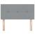 Tăblie cap cu headboard Manual Gri deschis 90 cm țesătură GartenMobel Dekor