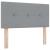 Tăblie cap cu headboard Manual Gri deschis 90 cm țesătură GartenMobel Dekor
