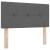 Tăblie cap cu headboard Manual Gri închis 90 cm țesătură GartenMobel Dekor
