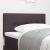 Tăblie cap cu headboard Manual Maro închis 90 cm țesătură GartenMobel Dekor