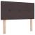 Tăblie cap cu headboard Manual Maro închis 90 cm țesătură GartenMobel Dekor