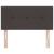 Tăblie cap cu headboard Manual Maro închis 90 cm țesătură GartenMobel Dekor