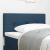 Tăblie cap cu headboard Manual albastru 90 cm țesătură GartenMobel Dekor