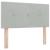 Tăblie cap Pe perete cu headboard Gri deschis 90 cm Catifea GartenMobel Dekor