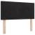 Tăblie cap Pe perete cu headboard Manual Negru 90 cm Catifea GartenMobel Dekor