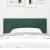 Tăblie cap Pe perete cu headboard Verde închis 90 cm Catifea GartenMobel Dekor