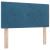 Tăblie cap Pe perete cu headboard Albastru închis 90 cm Catifea GartenMobel Dekor