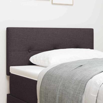 Tăblie cap cu headboard Manual Maro închis 100 cm țesătură GartenMobel Dekor