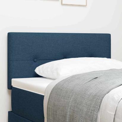 Tăblie cap cu headboard Manual albastru 100 cm țesătură GartenMobel Dekor