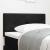 Tăblie cap Pe perete cu headboard Manual Negru 100 cm Catifea GartenMobel Dekor