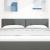 Tăblie cap cu headboard Manual Gri închis 160 cm țesătură GartenMobel Dekor
