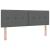 Tăblie cap cu headboard Manual Gri închis 160 cm țesătură GartenMobel Dekor